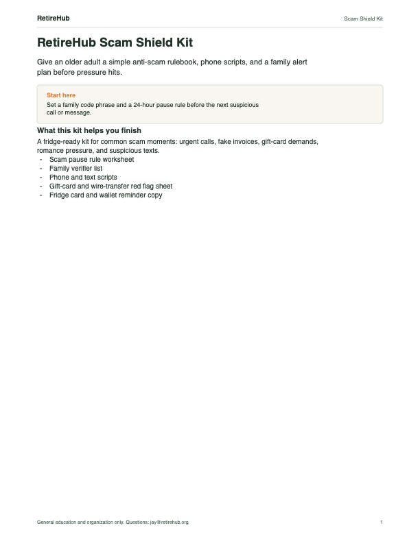 Preview of Scam Shield Kit
